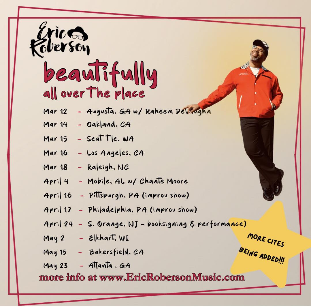 Eric Roberson Beautifully All Over the Place Tour Poster 2026